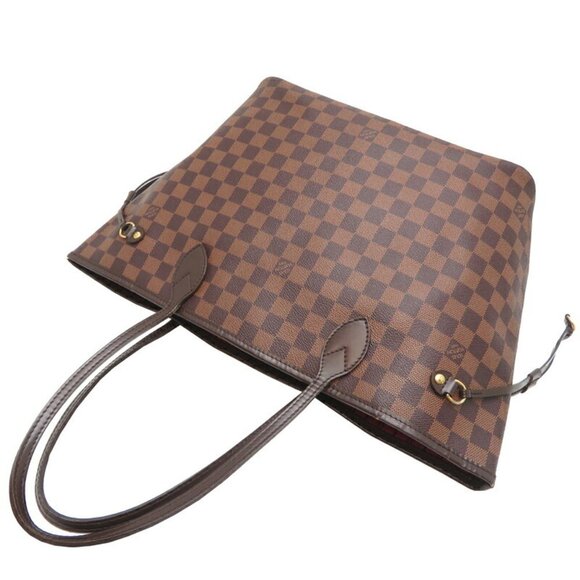 LOUIS VUITTON Brown Damier Neverfull MM Tote Bag - Picture 4 of 10